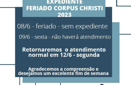Atendimento – Corpus Christi 2023